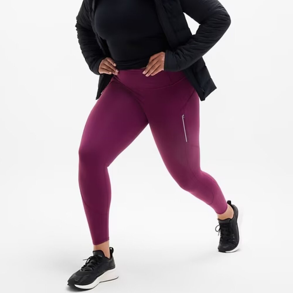 Athleta Rainier Leggings | High Compression | Cold Weather Essential